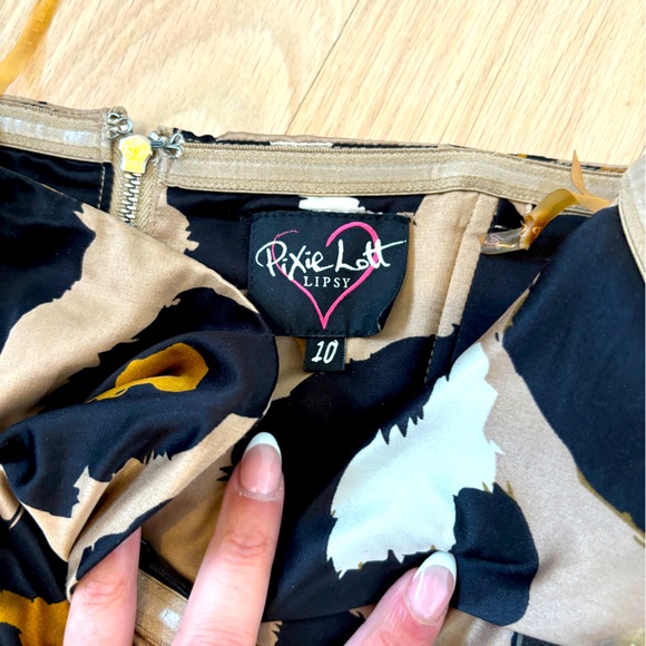 SUPER ON TREND ANIMAL PRINT PIXIE LOTT LIPSY  DRESS UK 10 US 6 - Picture 3 of 3